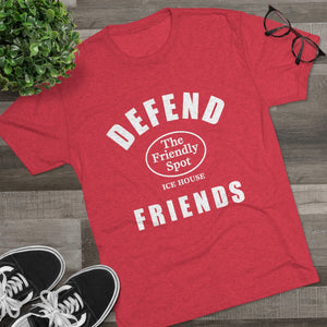 Defend Friends Tri-Blend Crew Tee