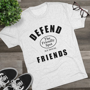 Defend Friends Tri-Blend Crew Tee